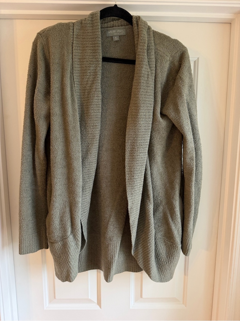 Barefoot Dreams Cozychic Circle Cardi - Sage Green